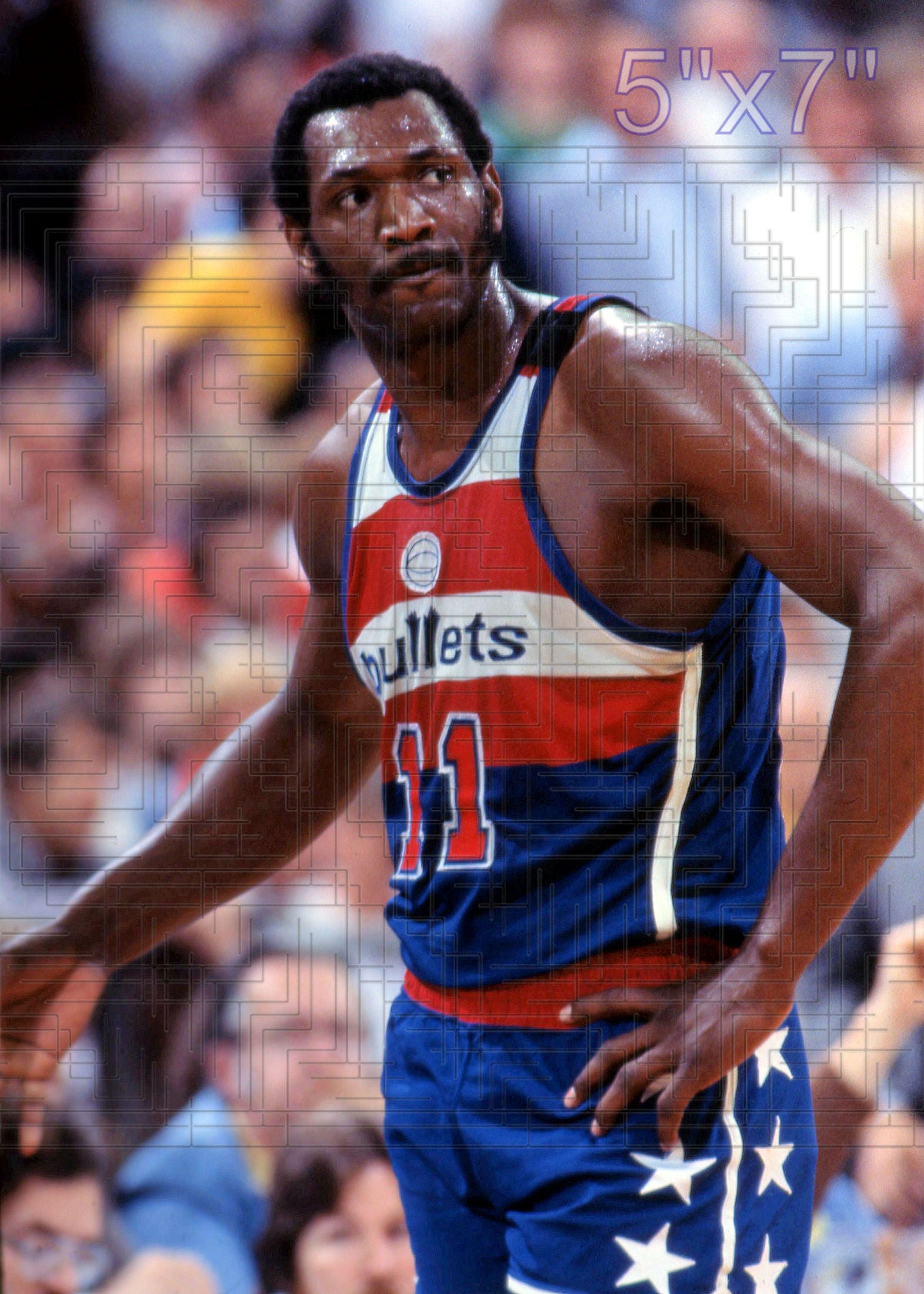 Elvin Hayes - 1978 Washington Bullets - choose a size - full color print