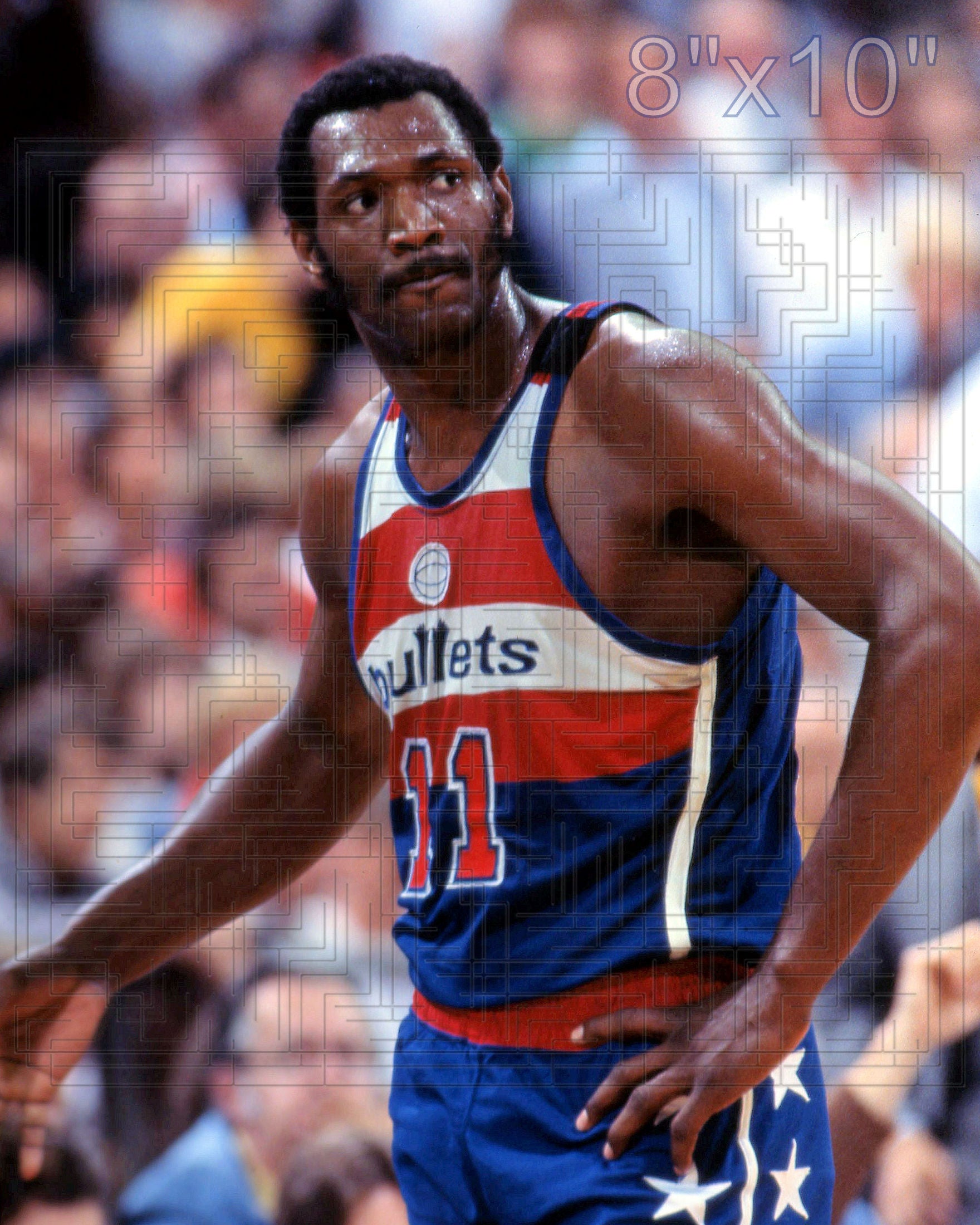 Elvin Hayes - 1978 Washington Bullets - choose a size - full color print