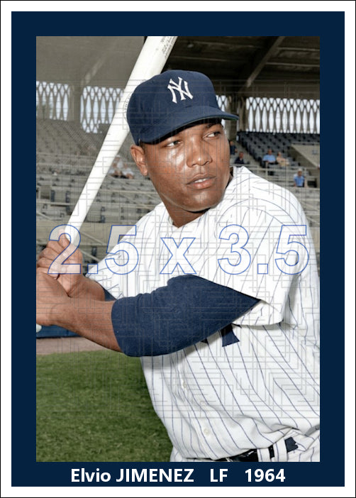 Elvio Jimenez - 1964 New York Yankees - choose a size & style