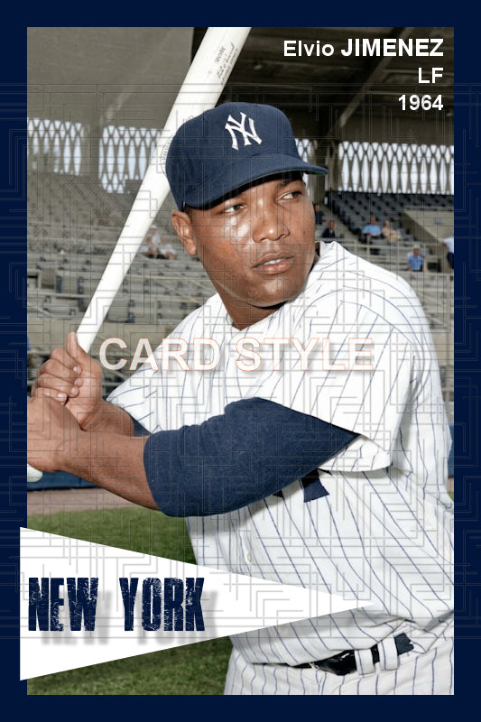 Elvio Jimenez - 1964 New York Yankees - choose a size & style