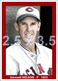 Emmett Nelson - 1935 Cincinnati Reds - choose a size & style