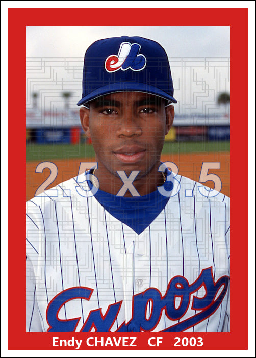 Endy Chavez - 2003 Montreal Expos - choose a size & style