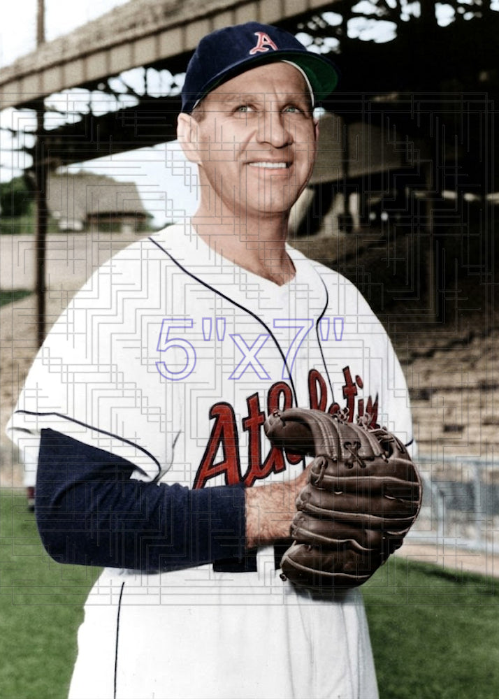 Enos Slaughter - 1955 Kansas City Athletics - choose a size & style