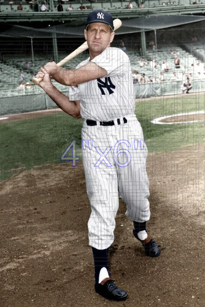Enos Slaughter - 1956 New York Yankees - choose a size & style