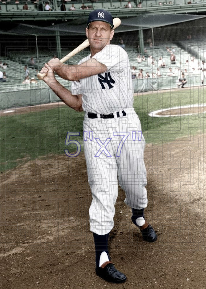 Enos Slaughter - 1956 New York Yankees - choose a size & style