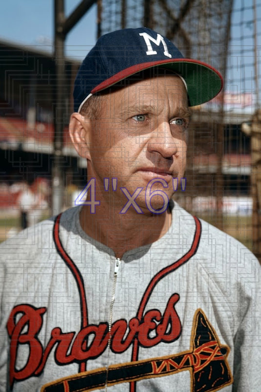 Enos Slaughter - 1959 Milwaukee Braves - choose a size & style