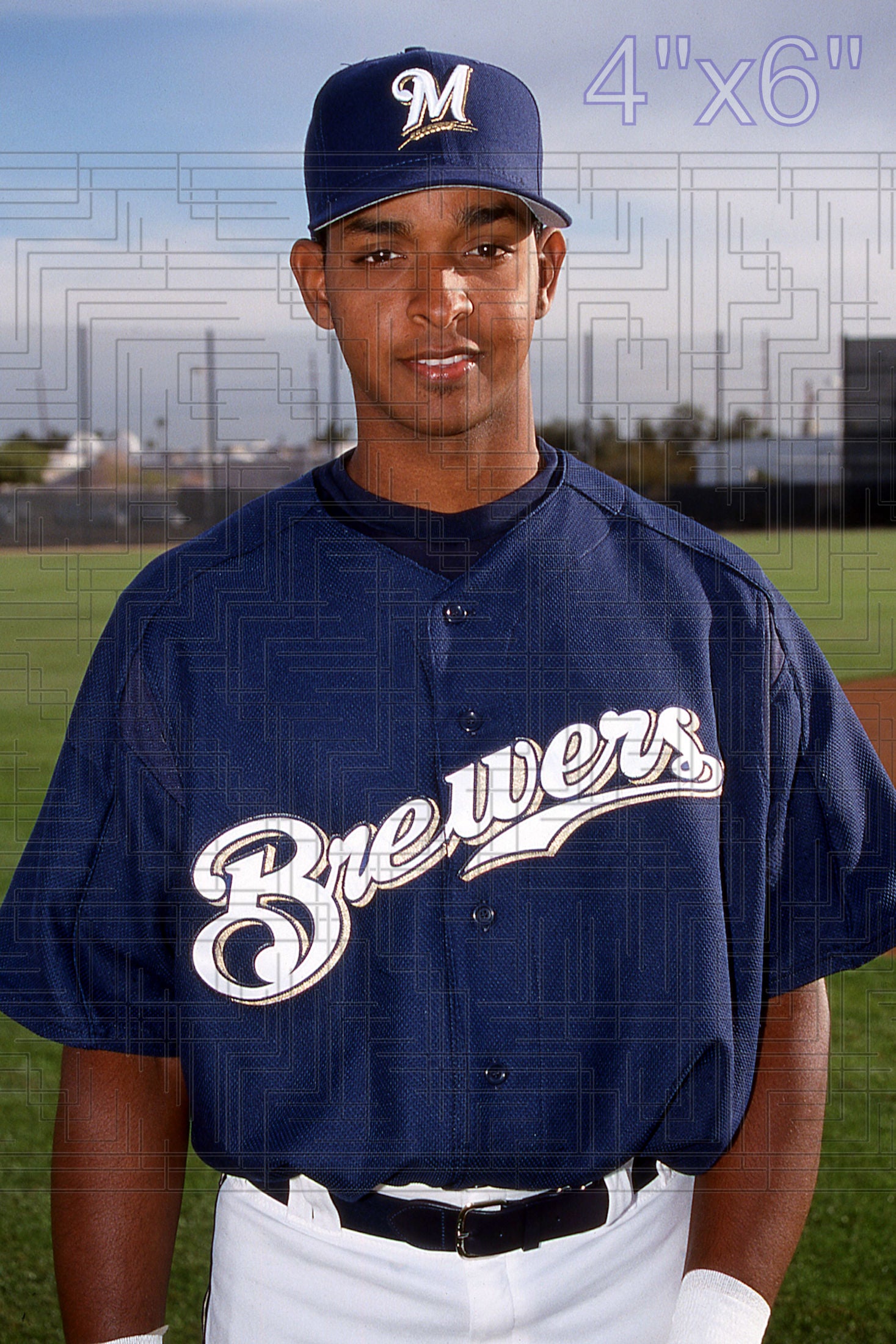 Enrique Cruz - 2003 Milwaukee Brewers - choose a size & style