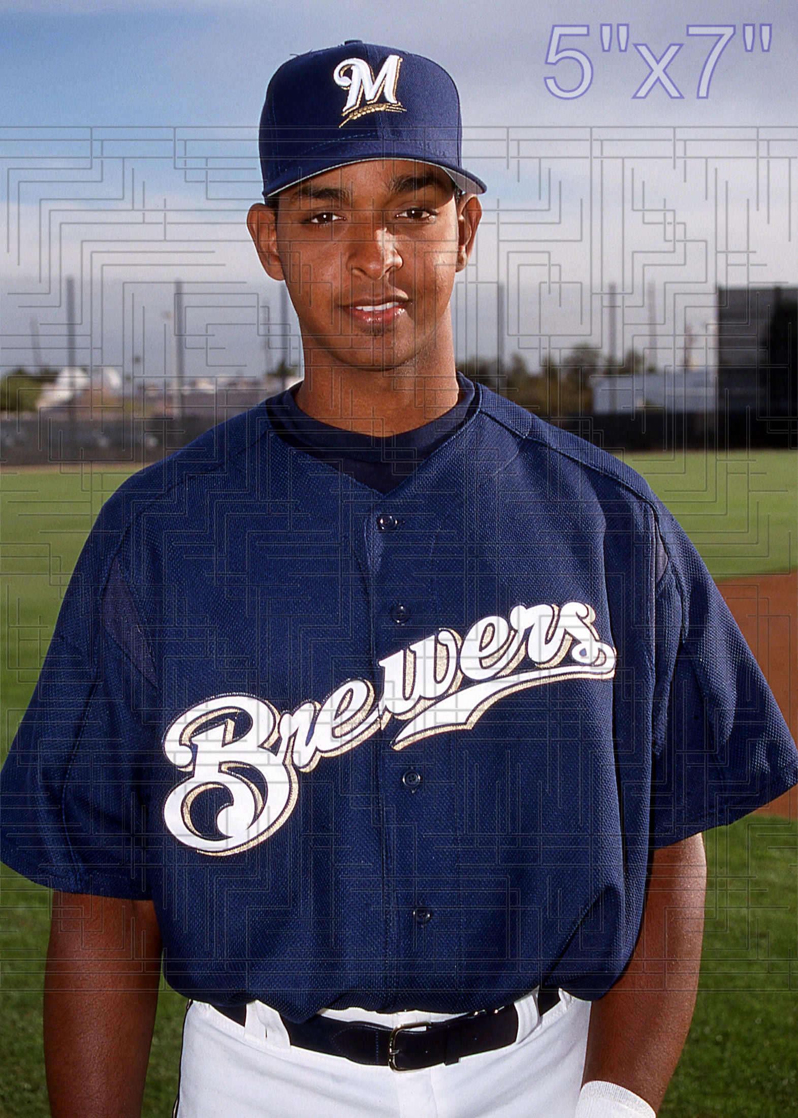 Enrique Cruz - 2003 Milwaukee Brewers - choose a size & style