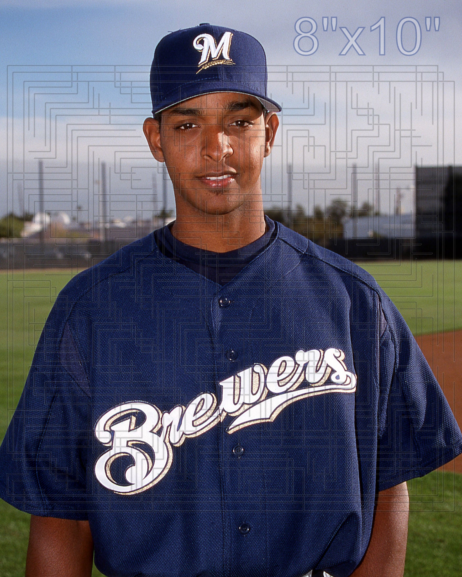 Enrique Cruz - 2003 Milwaukee Brewers - choose a size & style