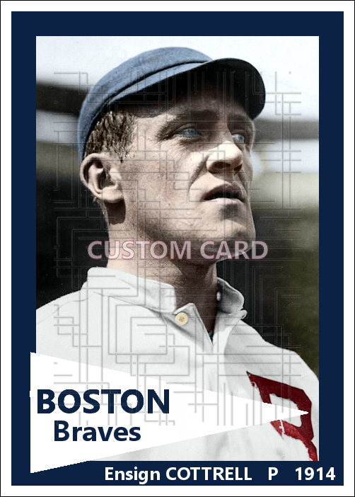 Ensign Cottrell - 1914 Boston Braves - choose a size & style
