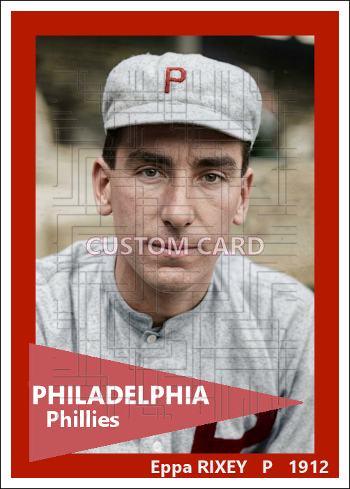 Eppa Rixey - 1912 Philadelphia Phillies - choose a size & style