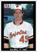 Eric Bell - 1987 Baltimore Orioles - choose a size & style