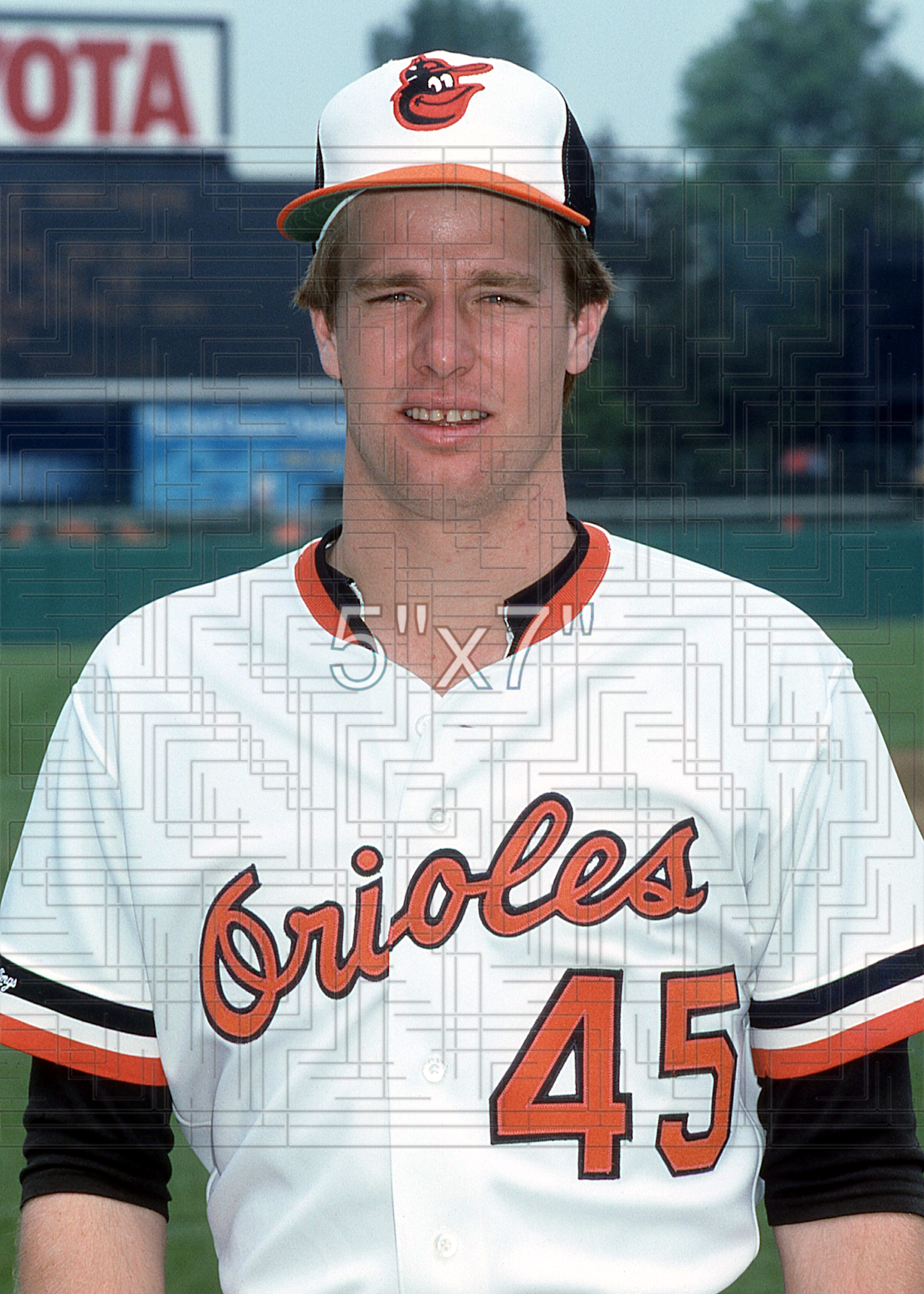 Eric Bell - 1987 Baltimore Orioles - choose a size & style