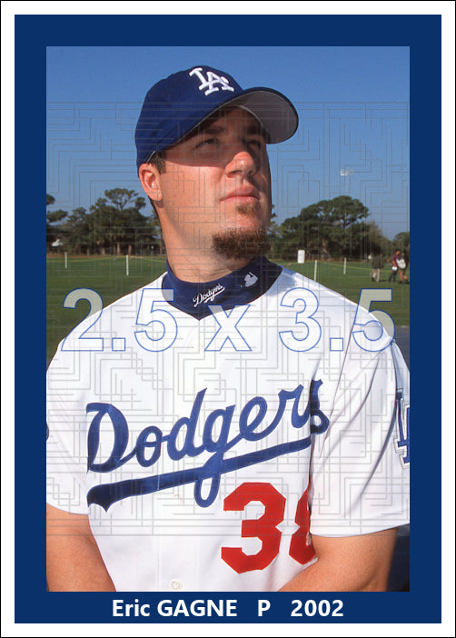 Eric Gagne - 2002 Los Angeles Dodgers - choose a size & style