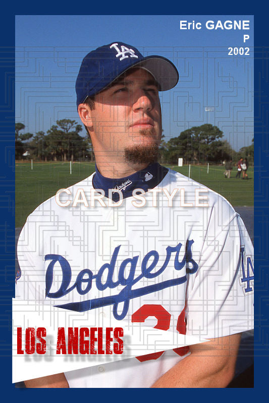 Eric Gagne - 2002 Los Angeles Dodgers - choose a size & style