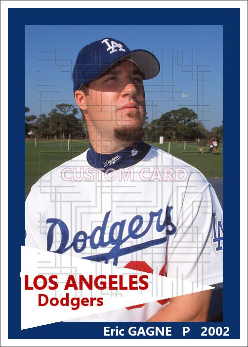 Eric Gagne - 2002 Los Angeles Dodgers - choose a size & style