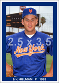 Eric Hillman - 1992 New York Mets - choose a size & style