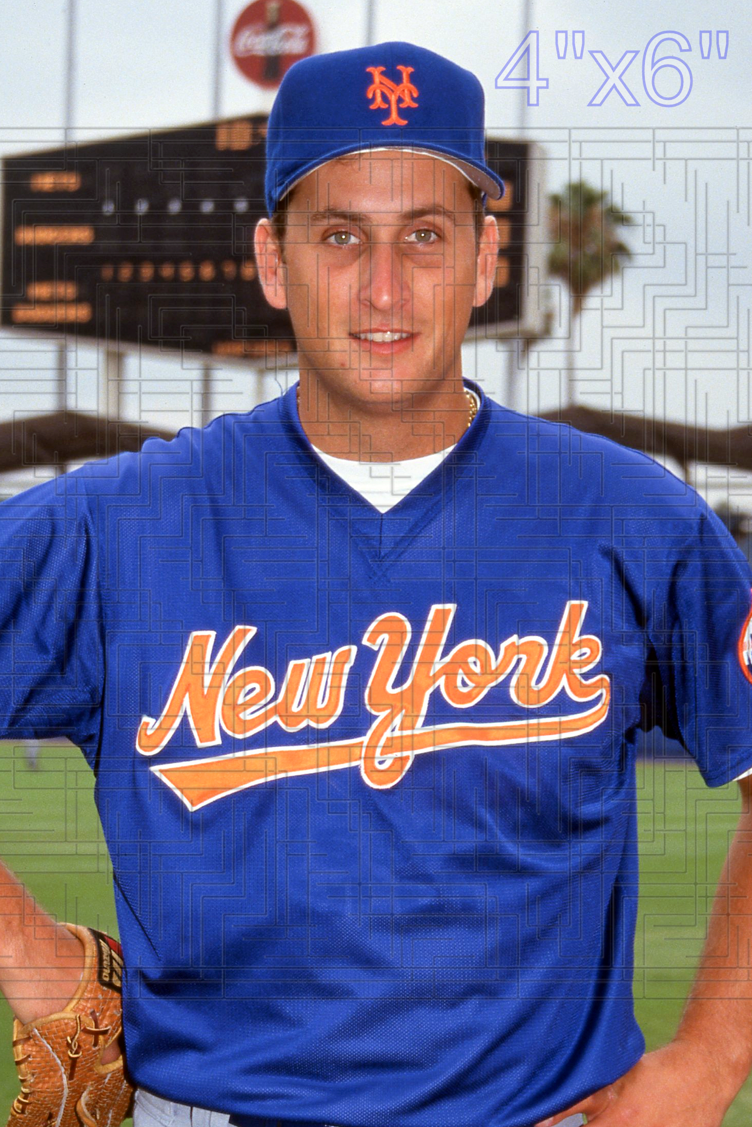 Eric Hillman - 1992 New York Mets - choose a size & style