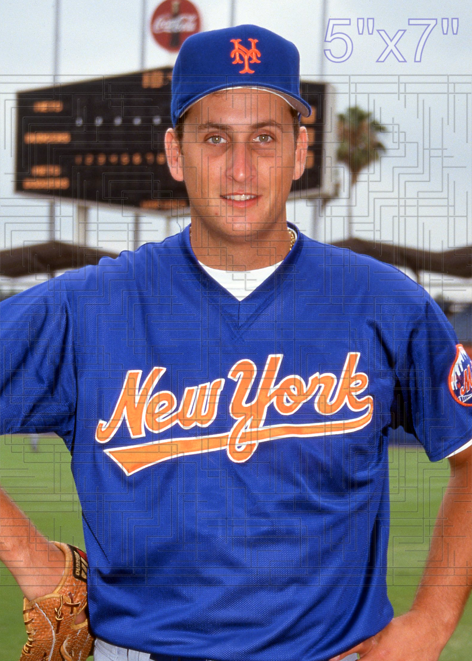 Eric Hillman - 1992 New York Mets - choose a size & style