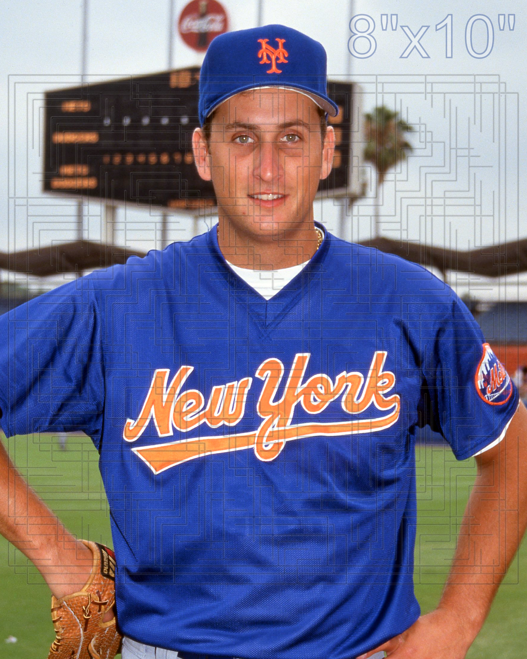 Eric Hillman - 1992 New York Mets - choose a size & style