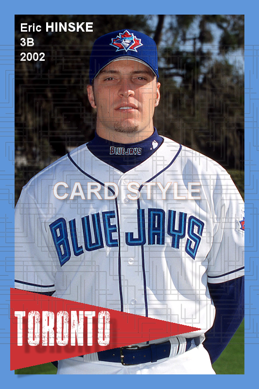 Eric Hinske - 2002 Toronto Blue Jays - choose a size & style