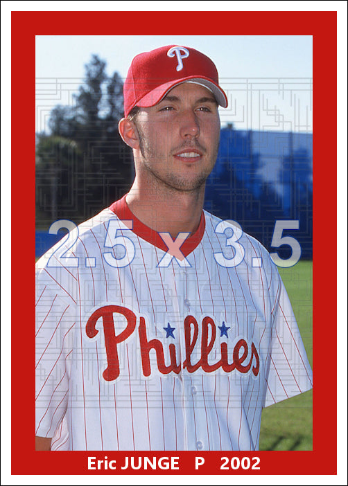 Eric Junge - 2002 Philadelphia Phillies - choose a size & style