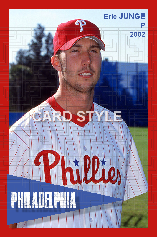Eric Junge - 2002 Philadelphia Phillies - choose a size & style