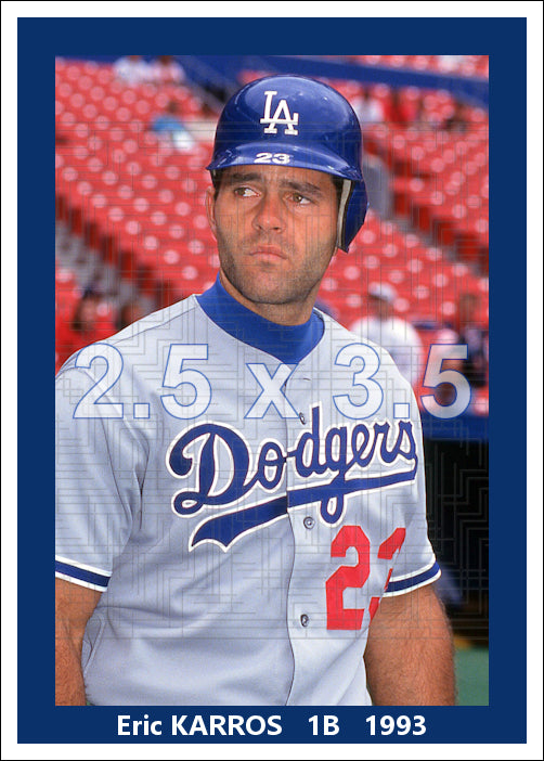 Eric Karros - 1993 Los Angeles Dodgers - choose a size & style