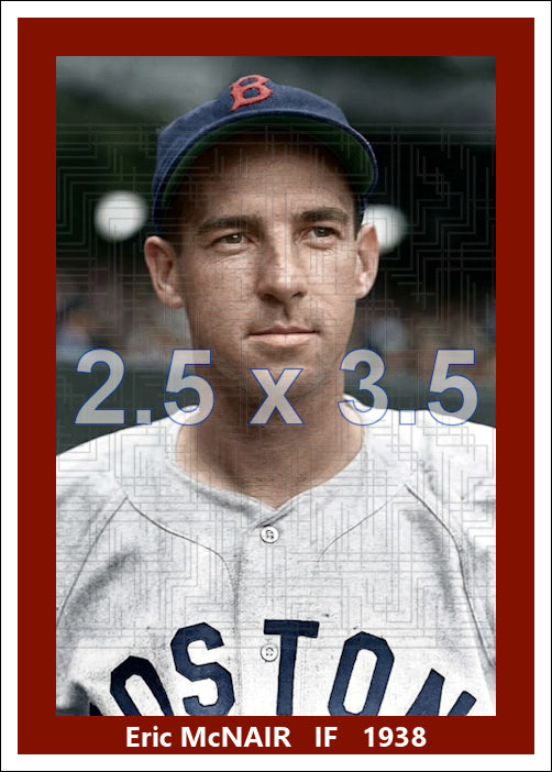 Eric McNair - 1938 Boston Red Sox - choose a size & style