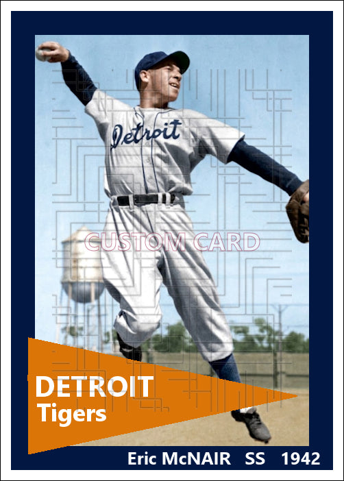 Eric McNair - 1942 Detroit Tigers - choose a size & style