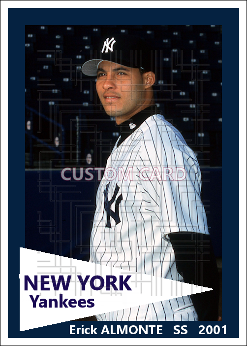 Erick Almonte - 2001 New York Yankees - choose a size & style
