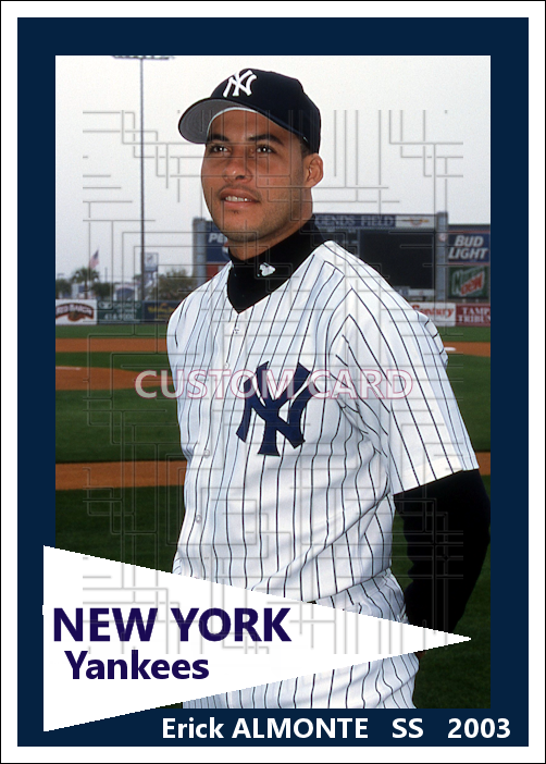 Erick Almonte - 2003 New York Yankees - choose a size & style