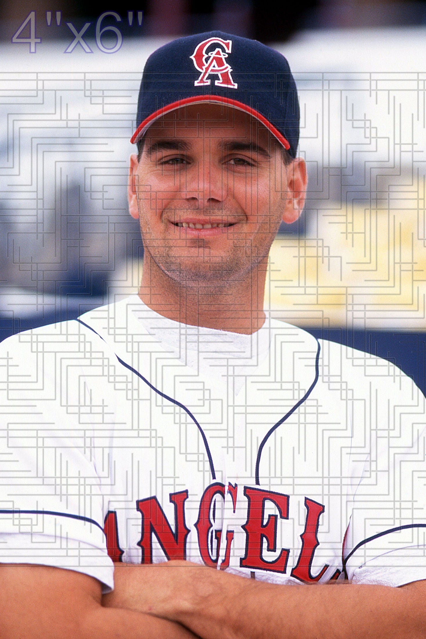 Erik Bennett - 1995 California Angels - choose a size & style