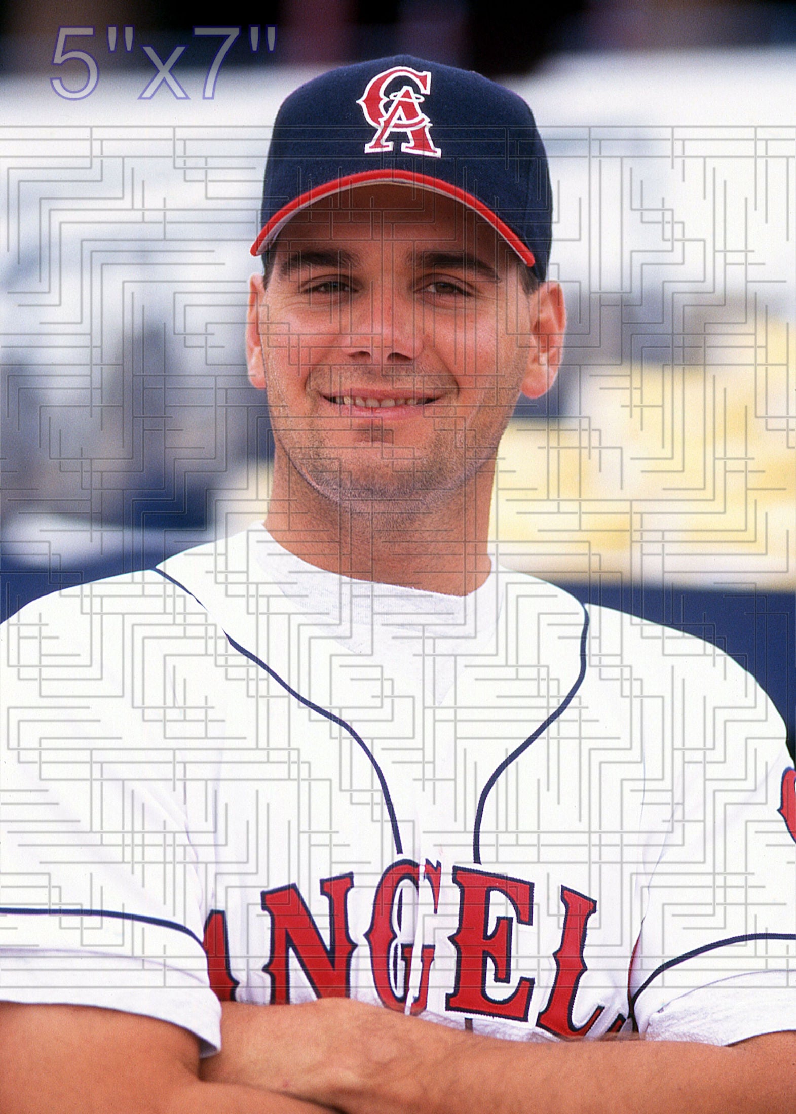 Erik Bennett - 1995 California Angels - choose a size & style