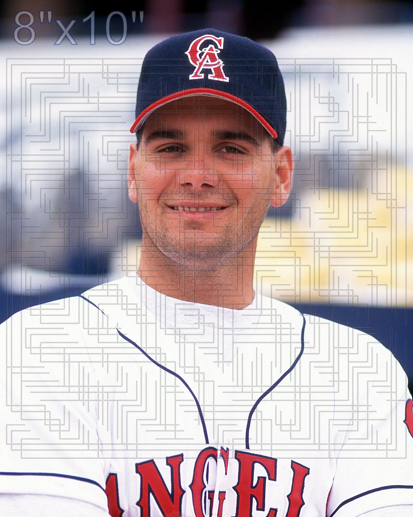 Erik Bennett - 1995 California Angels - choose a size & style