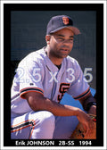 Erik Johnson - 1994 San Francisco Giants - choose a size & style