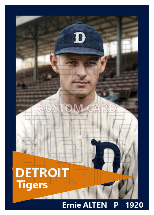 Ernie Alten - 1920 Detroit Tigers - choose a size & style