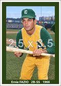 Ernie Fazio - 1966 Kansas City Athletics - choose a size & style