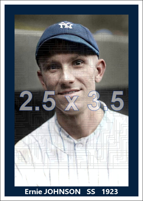 Ernie Johnson - 1923 New York Yankees - choose a size & style