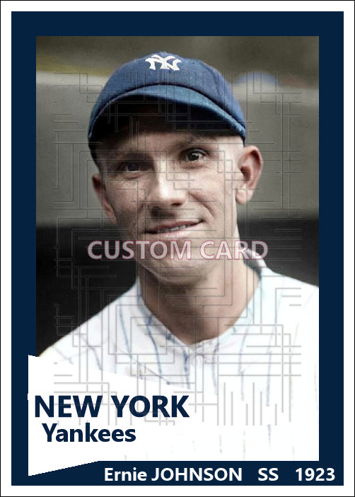 Ernie Johnson - 1923 New York Yankees - choose a size & style
