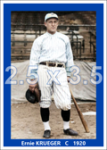 Ernie Krueger - 1920 Brooklyn Robins - choose a size & style
