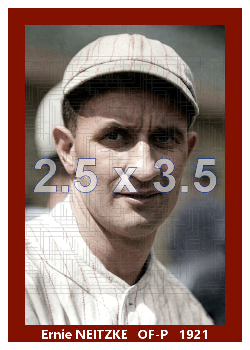 Ernie Neitzke - 1921 Boston Red Sox - choose a size & style