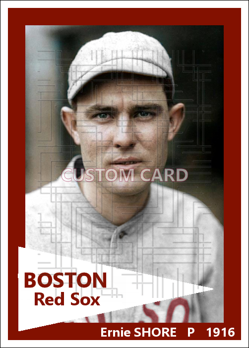 Ernie Shore - 1916 Boston Red Sox - choose a size & style