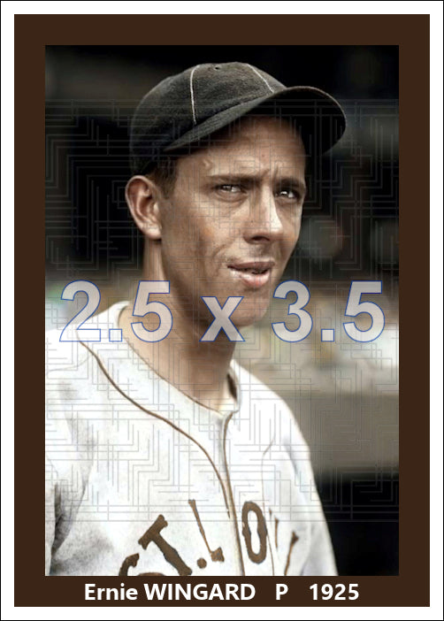Ernie Wingard - 1925 St. Louis Browns - choose a size & style
