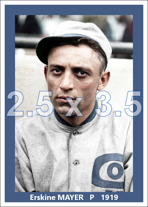 Erskine Mayer - 1919 Chicago White Sox - choose a size & style