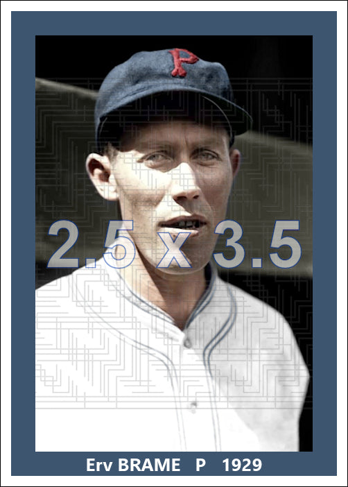 Erv Brame - 1929 Pittsburgh Pirates - choose a size & style
