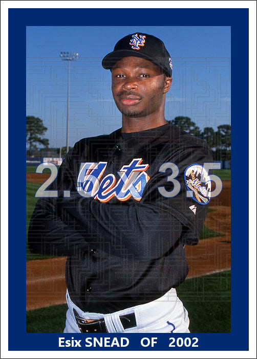 Esix Snead - 2002 New York Mets - choose a size & style