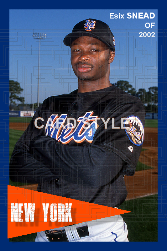 Esix Snead - 2002 New York Mets - choose a size & style