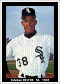 Esteban Beltre - 1992 Chicago White Sox - choose a size & style