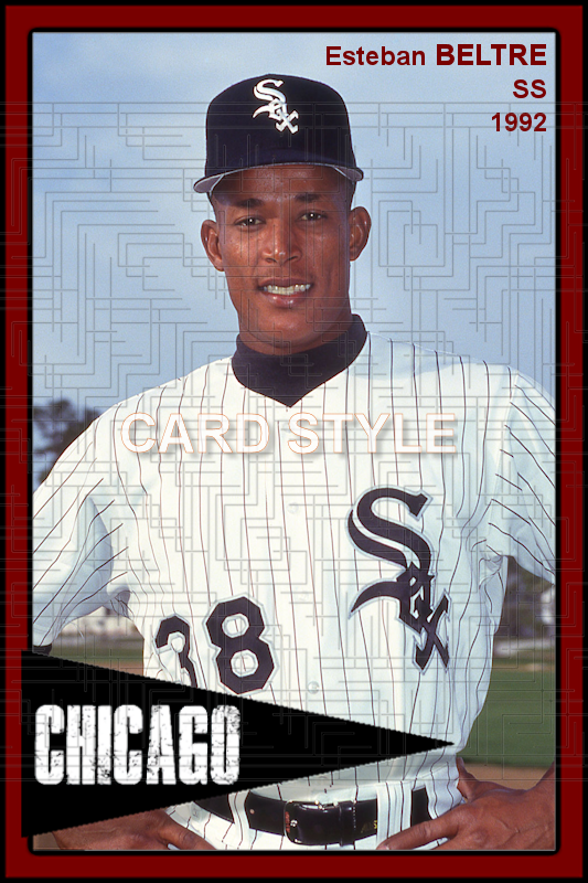 Esteban Beltre - 1992 Chicago White Sox - choose a size & style